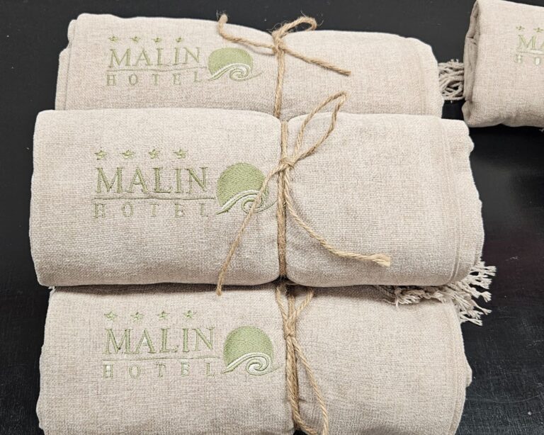 hotel Malin strojni vez na plahtama